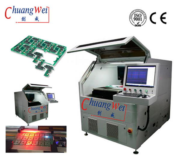 Industrial PCB Laser Depaneling with Optional Different Laser Source 10/12/15/18W,CWVC-5S
