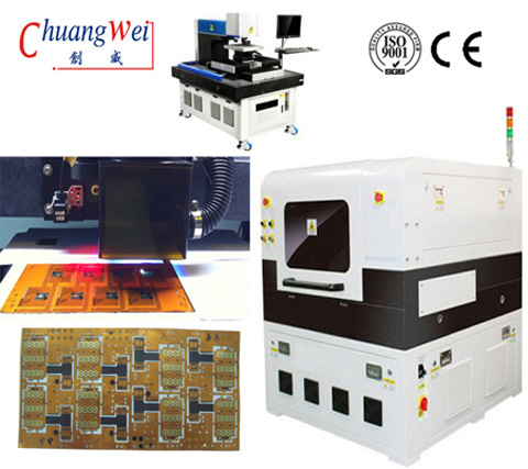 Optional Laser Power FPC CNC Laser Cutting Machine with CE- PCB Depaneling,CWVC-5L