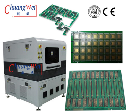 Stainless Steel Pcb UV Laser Depaneling Machine System 110V,UV Laser System for Flex Cutting,CWVC-5L