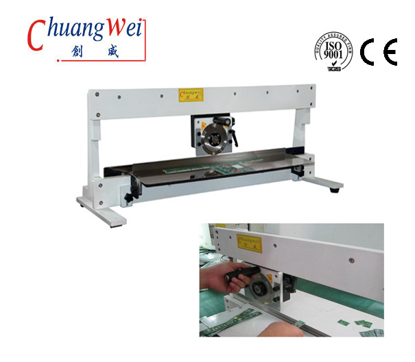 Manual Type V Cut Pcb Separator With Circular & Linear Blades,CWVC-1M