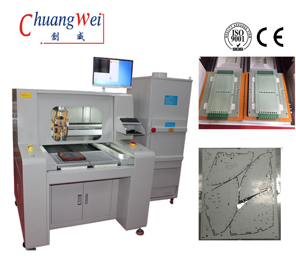 High Speed Stand Alone CNC PCB Router Machine With 0.01mm Positioning Repeatability,CW-F04​