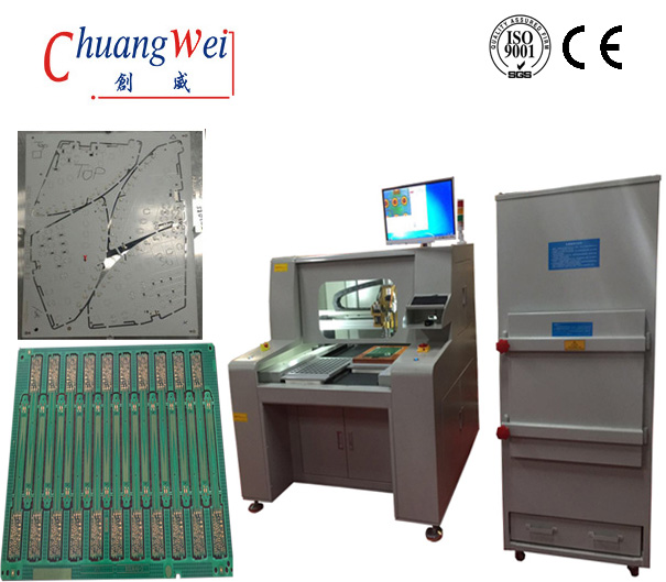 220V 4.2KW Power PCB Router Depaneling With Double Station,CW-F04