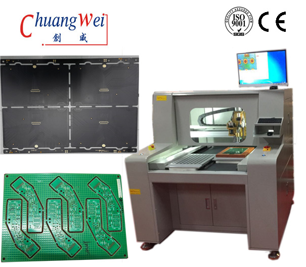 Industrial Robotics & Automation PCB Routing Equipment - PCB depanelizer with 0.5kW Morning Star Spindle,CW-F04