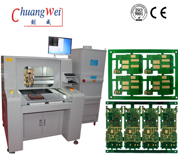 ± 0.10 mm Precision Router PCB Cutting Machine,PCB Cutter Equipment,CW-F04
