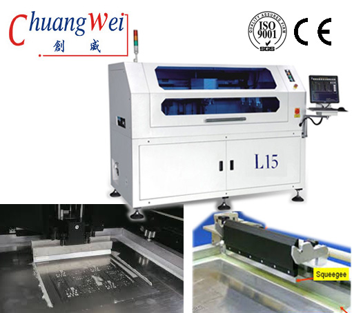 FPC PCB Solder Paste Printing Machine with Squeegee Blade,CW-L15