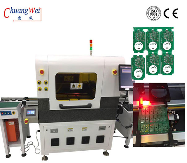 FPC Separator 2500mm/s Laser Scanning Circuit Board PCB De-panel Machine,CWVC-5L